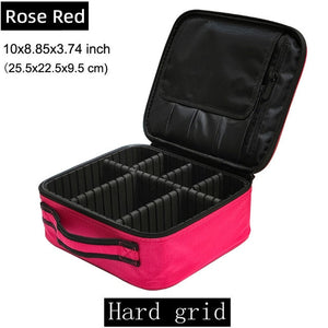 Women Professional Cosmetic Case Beauty Brush Makeup Bag Travel Necessary Waterproof Cosmetic Bag